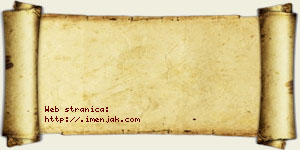 Isidora Atanacković vizit kartica